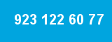923 122 60 77 923 122 60 77